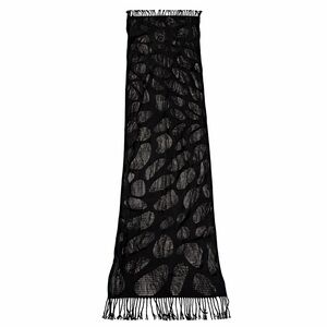 Issey Miyake FÊTE A-POC Inside Cutout Fringe Scarf Rare Avant Garde Mesh Wrap